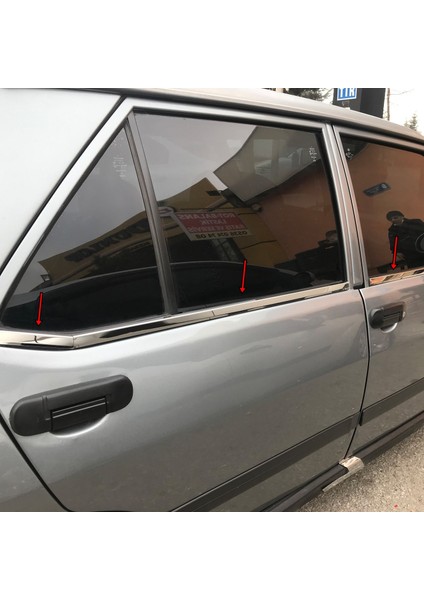 Tofaş Kartal Şahin Doğan Krom Cam Çıtası 6 Prç