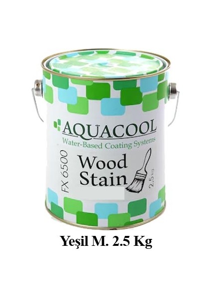 Su Bazlı Dış Mekan Verniği Yeşil M. 2.5 Kg