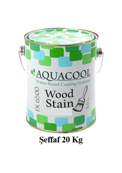 Su Bazlı Dış Mekan Verniği Şeffaf 20 Kg