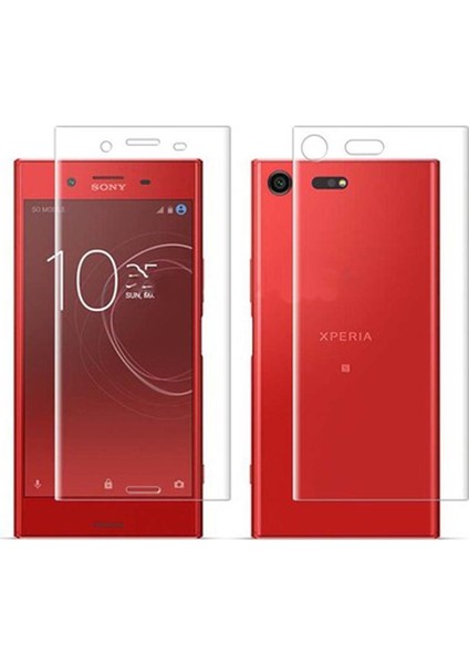 Sony Z3 Compact Ön-Arka Darbe Emici HD Ekran Koruyucu Kaplama