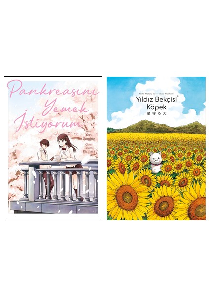 Pankreasını Yemek İstiyorum + Yıldız Bekçisi Köpek 2'li Manga Seti