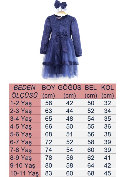 Asortik Kız Çocuk Kadife Kumaş Tül Detaylı Diz Boyu Tokalı Elbise-ELB-0001 indirimleri