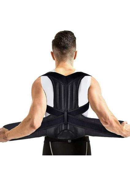Dik Durus Aparatı Çift Balenli Dik Durmayı Sağlayan Korse Omurga Bel Sırt Korsesi Kambur Önleyici