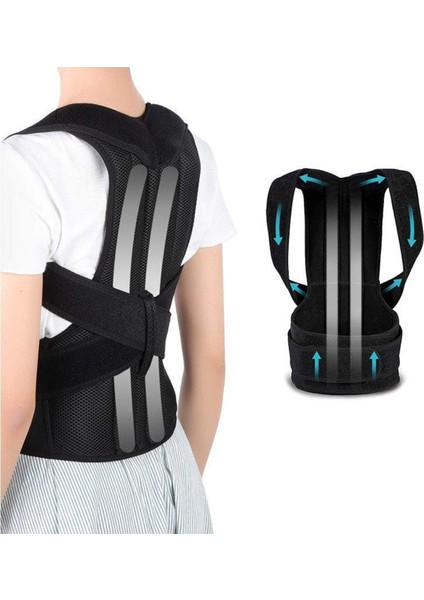 Dik Durus Aparatı Çift Balenli Dik Durmayı Sağlayan Korse Omurga Bel Sırt Korsesi Kambur Önleyici fiyatları