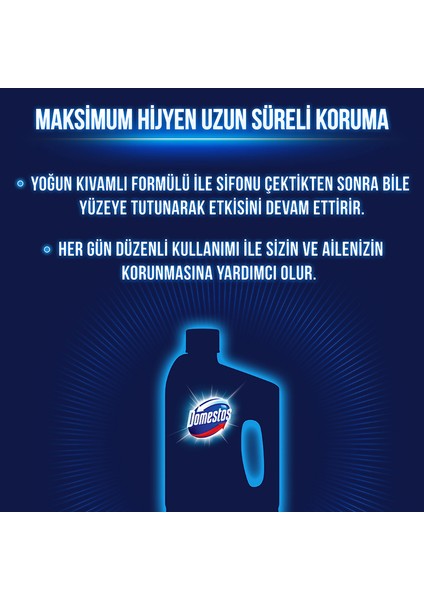 Yoğun Kıvamlı Çamaşır Suyu Okyanus Ferahlığı Maksimum Hijyen 1850 ML 1 Adet