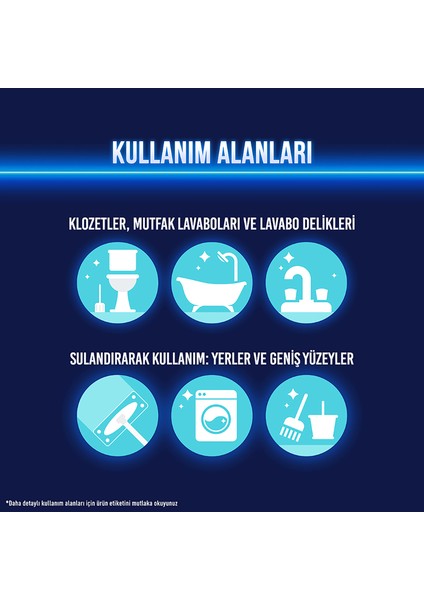 Yoğun Kıvamlı Çamaşır Suyu Okyanus Ferahlığı Maksimum Hijyen 1850 ML 1 Adet