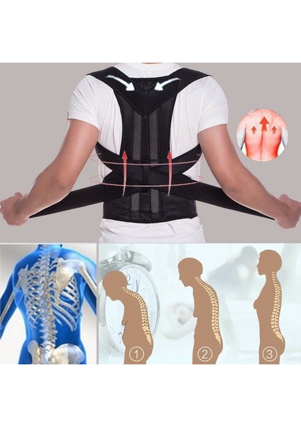 Çift Balenli Dik Durus Kambur Önleyici Kadın Erkek Kifoz Skolyoz Korsesi Düz Durus Için Korse fiyatları
