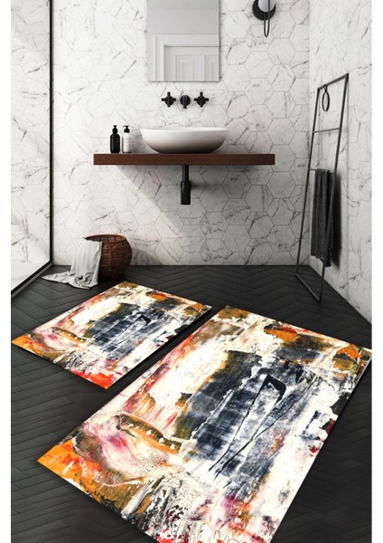 Rengarenk 2'li Halı Takımı (60X100/40X60) - ES484