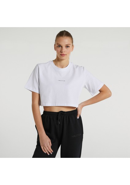 Nautıca Kadın Beyaz Oversıze Kısa Kollu 25v537t.1bw