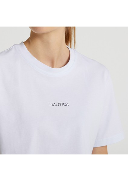 Nautıca Kadın Beyaz Oversıze Kısa Kollu 25v537t.1bw indirimleri