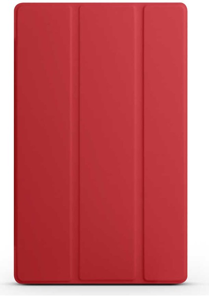 Lenovo M10 TB-X306F Uyumlu Fuchsia Smart Cover Standlı 1-1 Kılıf Flip Smart Akıllı Tablet Kılıfı
