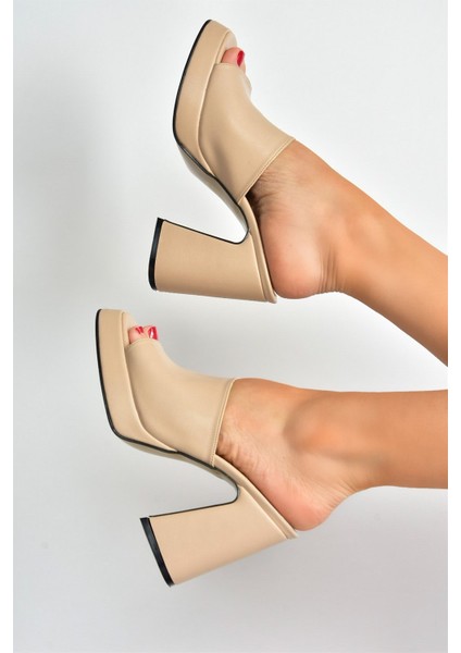 Ten Kalın Topuklu Kadın Terlik M404100409 fiyatları