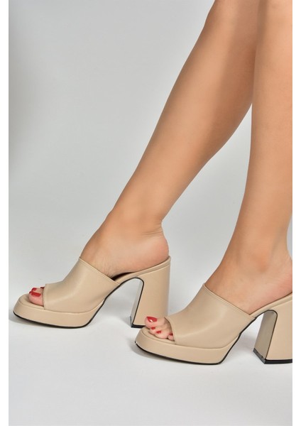 Ten Kalın Topuklu Kadın Terlik M404100409 fırsatları