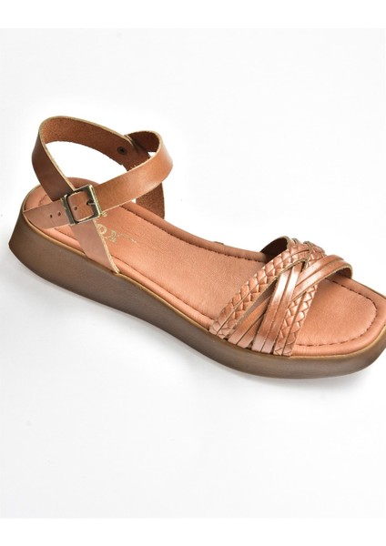 Taba Hakiki Deri Günlük Kadın Sandalet M291030503 fırsatları