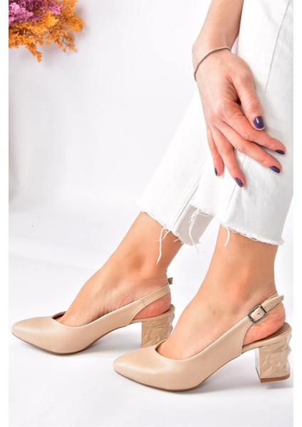 Ten Kalın Topuklu Kadın Ayakkabı M250071109