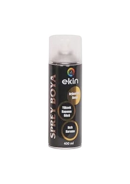 Ekin Mat Siyah Sprey Boya 400 ml
