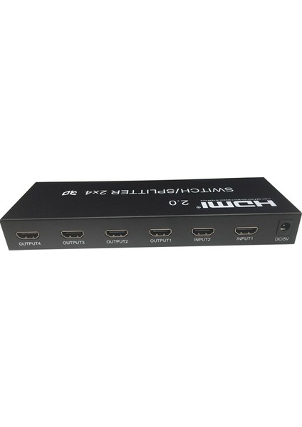 HDMI 2.0 2x4 Switcher/splitter 4kx2k-60Hz Switcher Splitter