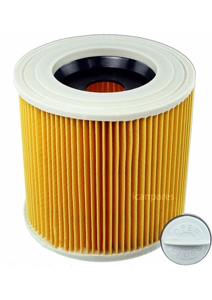 Karcher Uyumlu 6.414-552.0 MV 3 Nt 27/1 Wd 3.200 A 2674 Pt Plus Süpürge Silindir Hepa Filtre