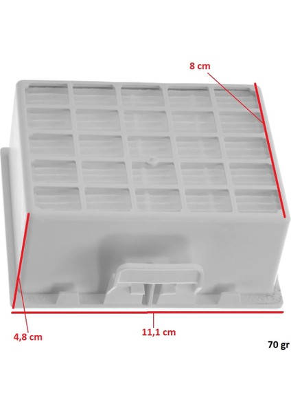 Bosch Uyumlu 17001131 Bgl 35MOV14 3A330C Gl 30 BGLS4PET2 GS-10 Elektrikli Süpürge Hepa Filtre