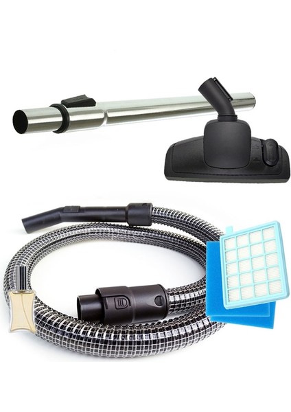 Philips Uyumlu Fc 8475 8477 8671 9323 9542 Powerpro Süpürge Boru Emici Filtre Telli Hortum Seti