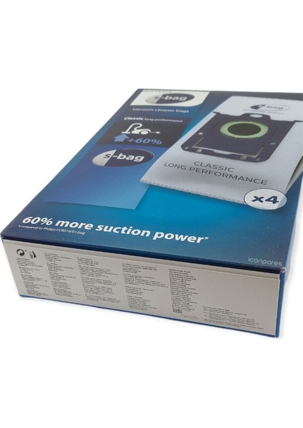 Electrolux Uyumlu pure D8 PD82-8DBT ZAM 6100 OXYGEN ZJM 6810 ELEKTRIKLI SÜPÜRGE 4lü Toz Torbası Sbag