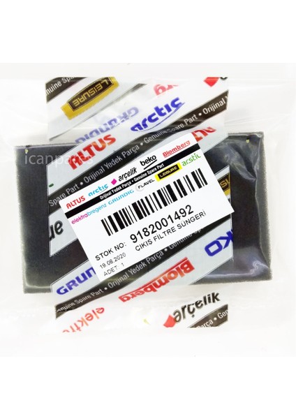 Arçelik Uyumlu 9182001492 S 4120 4122 4124 Elektrikli Süpürge Çıkış Filtre Süngeri fiyatları