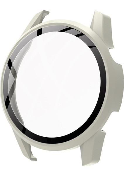 Huawei Watch Gt 3 42 mm Ekran Korumalı Sert Slim Rubber Kılıf - Beyaz