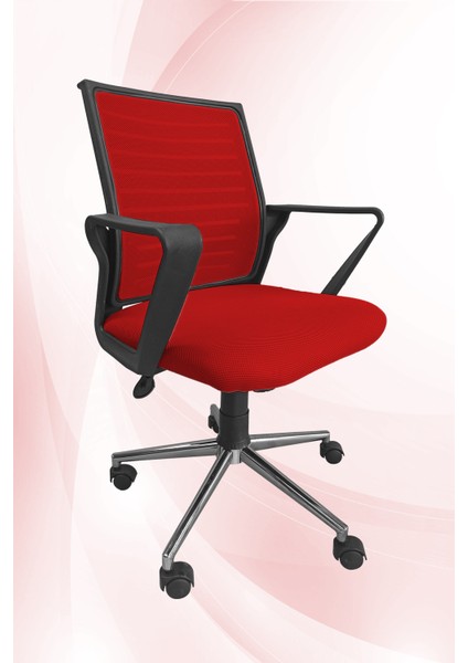Prime Yönetici Koltuğu Ofis Çalışma Koltuğu - Sandalyesi Krom Ayak