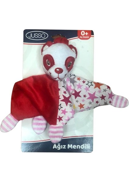 Toys Peluşlu Ağız Mendili - Kırmızı Panda