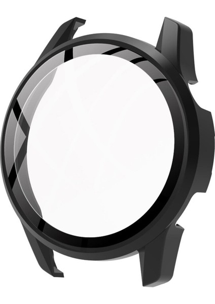 Huawei Watch Gt 3 46 mm Ekran Korumalı Sert Slim Rubber Kılıf - Siyah