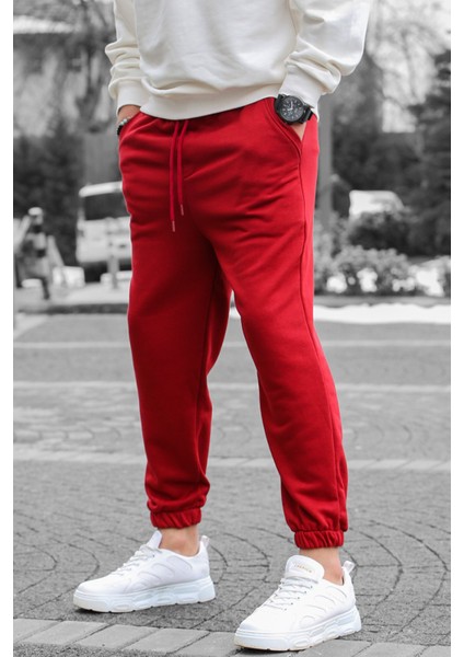 Bordo Basic Regular Fit Erkek Eşofman Altı indirimleri