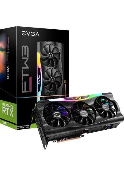 RTX 3070 FTW3 ULTRA GAMING 8GB GDDR6 ARGB LED 256 bit Nvidia Ekran Kartı