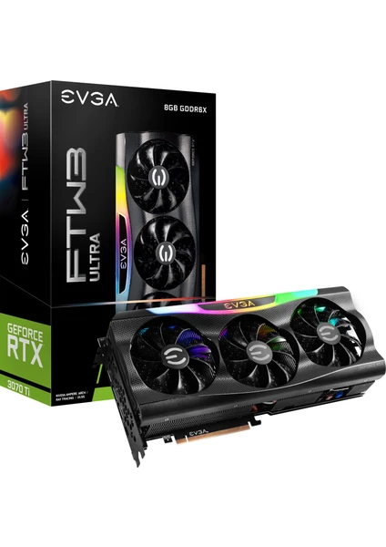 EVGA RTX 3070Tİ FTW3 ULTRA GAMING 8GB GDDR6X ARGB LED 256 bit Nvidia Ekran Kartı