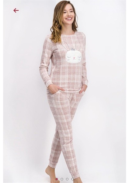 AR1055-S Kadın Bunny Pijama Takımı
