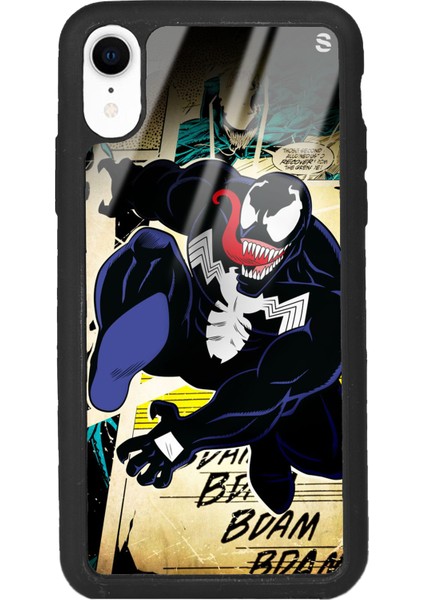 Apple iPhone Xr Venom Tasarımlı Glossy Telefon Kılıfı
