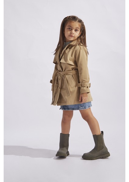 Kız Çocuk Trençkot Taba fiyatları