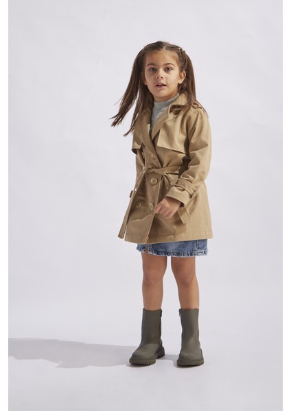 Kız Çocuk Trençkot Taba fırsatları