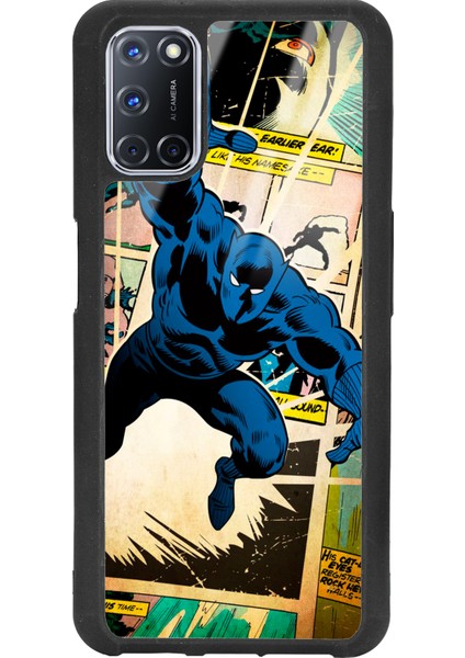 Oppo A52 - A72 Black Panther Kara Panter Tasarımlı Glossy Telefon Kılıfı