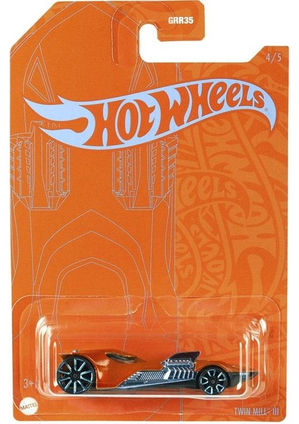 Hot Wheels Mavi ve Parlak Arabalar - Twin Mill 3 - GRR35-GRR41 fiyatları
