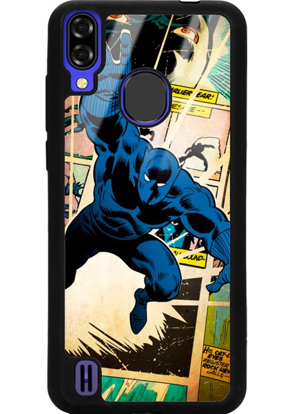 Reeder P13 Blue Black Panther Kara Panter Tasarımlı Glossy Telefon Kılıfı