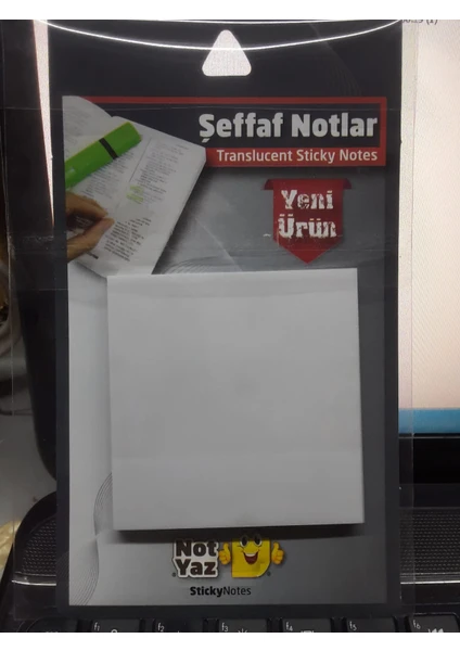 Şeffaf Not Kağıdı Ebat 75X75 mm 50 Yaprak