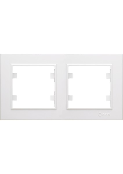Karea Beyaz Ikili Çerçeve