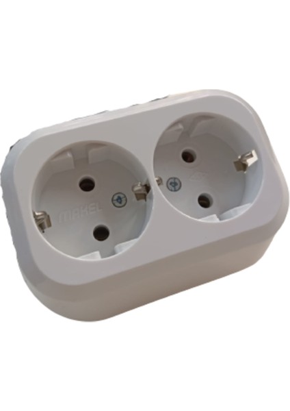 Sıva Altı Ikili Ankastre Priz