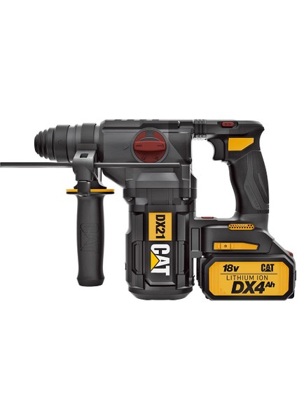 DX21 18VOLT 4.0AH 2.2j Li-Ion Çift Akülü Şarjlı Kömürsüz Profesyonel Sds-Plus Pnömatik Kırıcı/delici