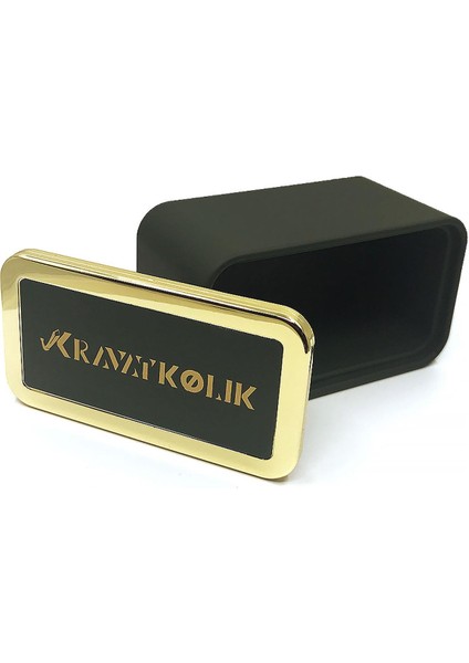 Altın Renk Yuvarlak Kol Düğmesi KD1179 modelleri