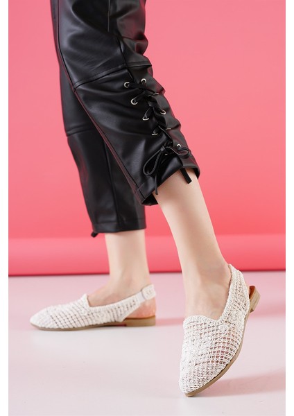 Arkası Açık Örgü Babet