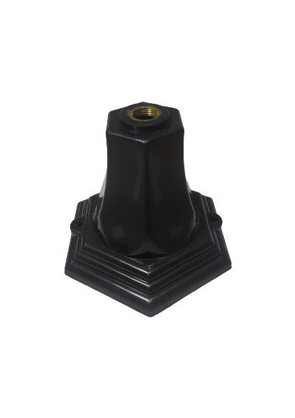 K 2362 12CM Altıgen Sehpa Siyah Kartaş