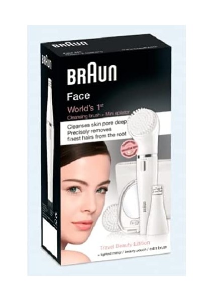 Face 840 Travel Beauty Edition Temizleme Fırçası - Yüz Epilatörü