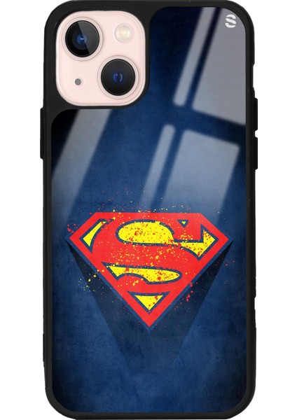 Apple iPhone 13 Superman Tasarımlı Glossy Telefon Kılıfı