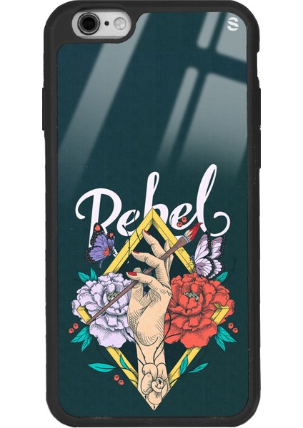 Apple iPhone 6 - 6s Rebel Tasarımlı Glossy Telefon Kılıfı